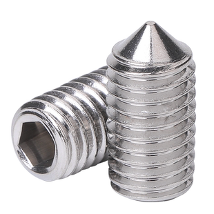 316不锈钢顶丝尖头机米内六角螺钉M3M4M5M6M8M10