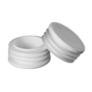 白色圆管塞塑料堵头圆塞管内塞孔塞胶塞不锈钢管堵脚塞家具塞头