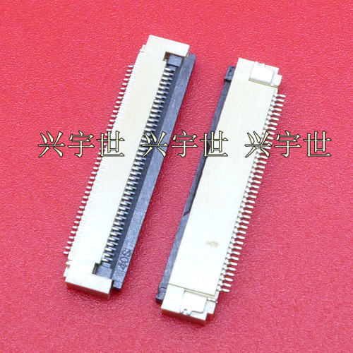 40pin前翻盖下接触0.5mm2mm厚FPC连接器全新现货供应