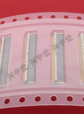 AYF424035 0.4mm间距40pin翻盖连接器前插后锁 原装现货供应