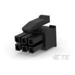 794617-6 全新原装TE连接器现货供应6pin双排胶壳插头3.0mm