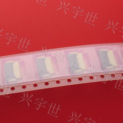 FH12-5S-1SH(55) 1.0mm间距5pin翻盖连接器下接触单排FPC排线座