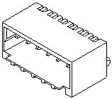 87438-0363 0874380363 3pin1.5mm间距针座molex连接器现货黑色