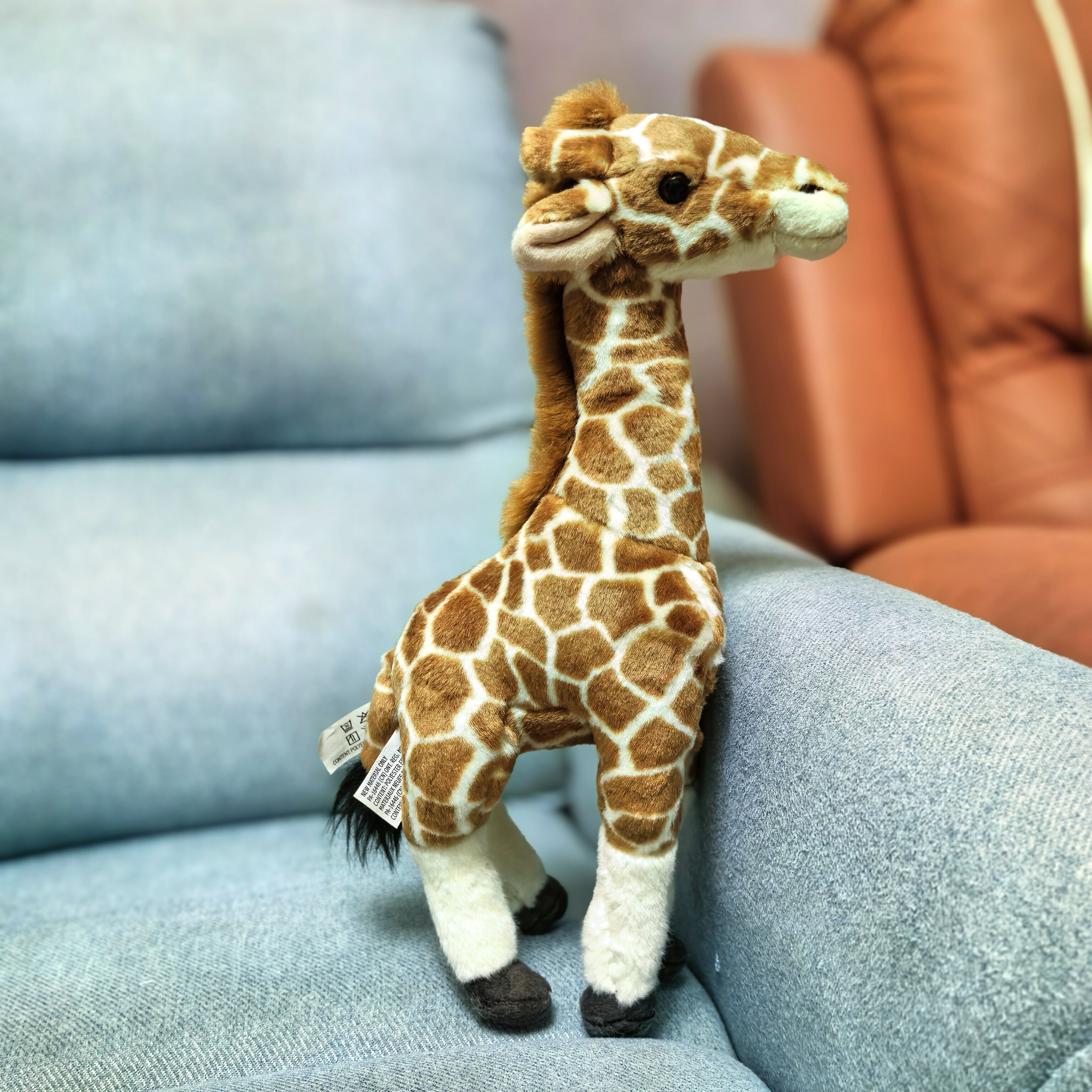 national geographic地理毛绒玩具仿真长颈鹿玩偶野生动物公仔