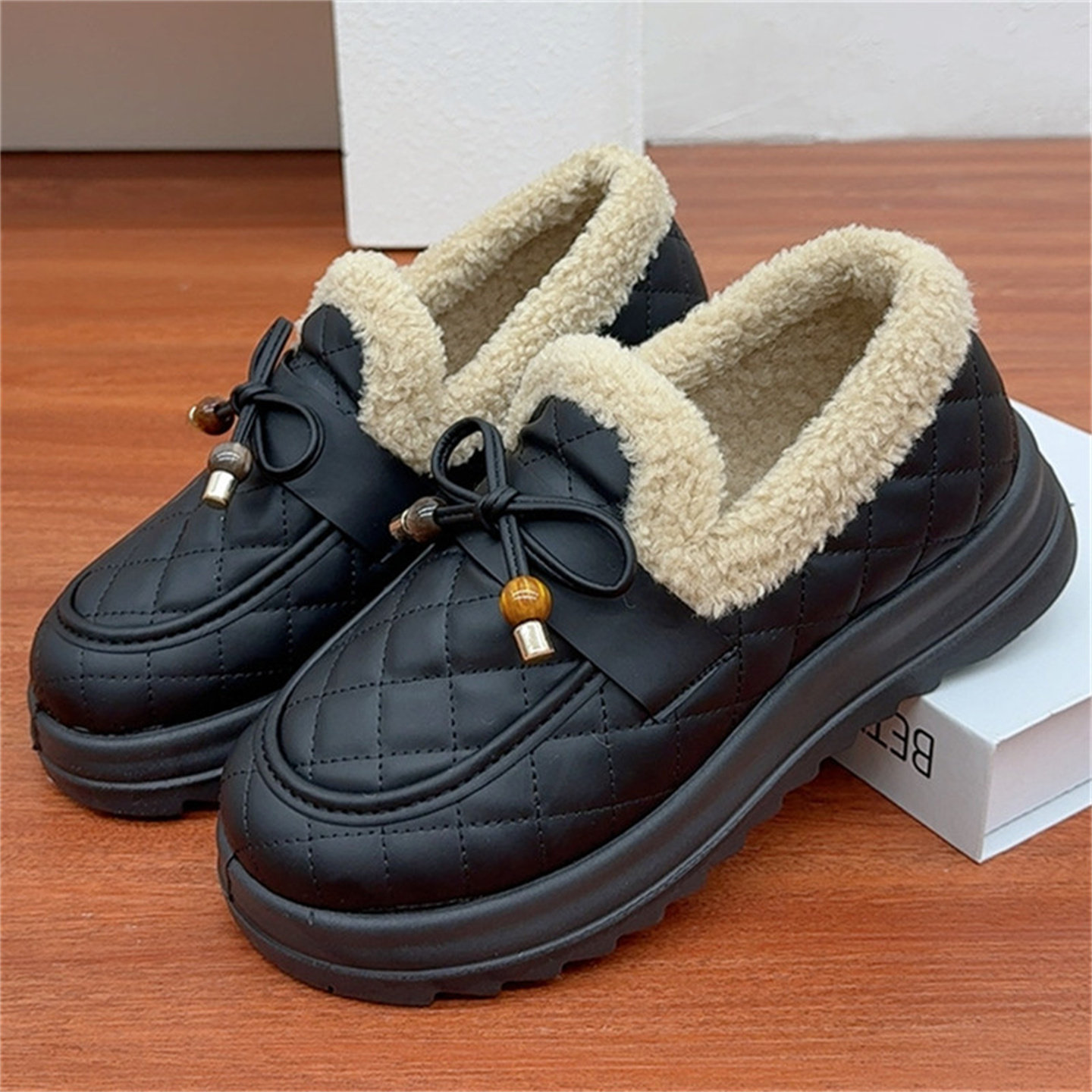 冬季新款加绒加厚老北京棉鞋女保暖毛毛鞋软底厚底外穿保暖女棉鞋,女鞋,棉鞋,淘宝优惠券,粉丝福利购,淘宝优惠卷