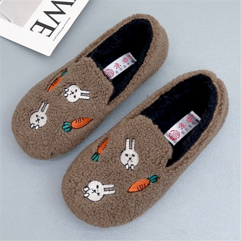 家居包跟防滑加厚软底保暖棉鞋