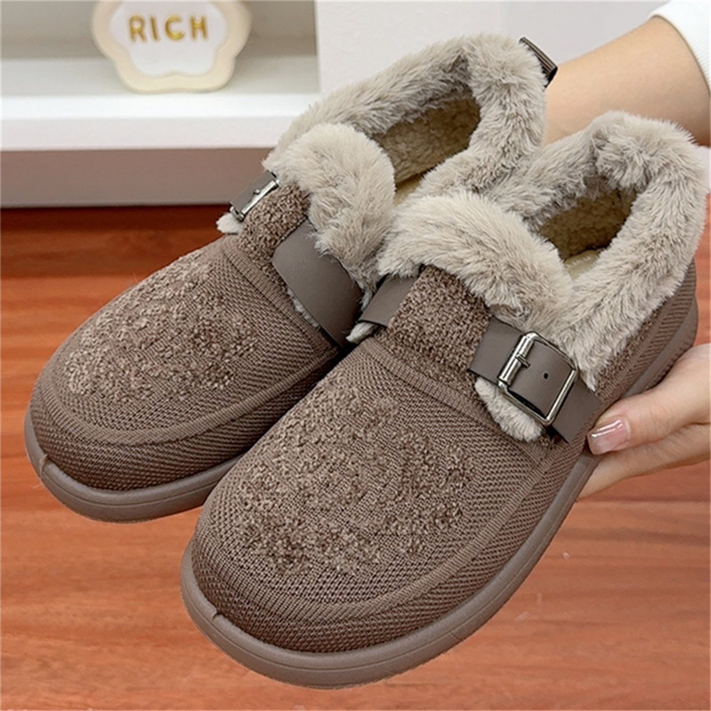 冬季老北京布鞋加绒加厚保暖