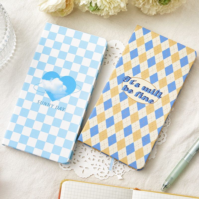 微醺奶油weeks简约ins风网格手帐本可爱少女心方格计划笔记日记本