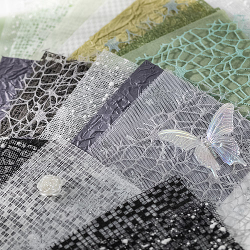 雅典风象混合素材纸手帐装饰打底