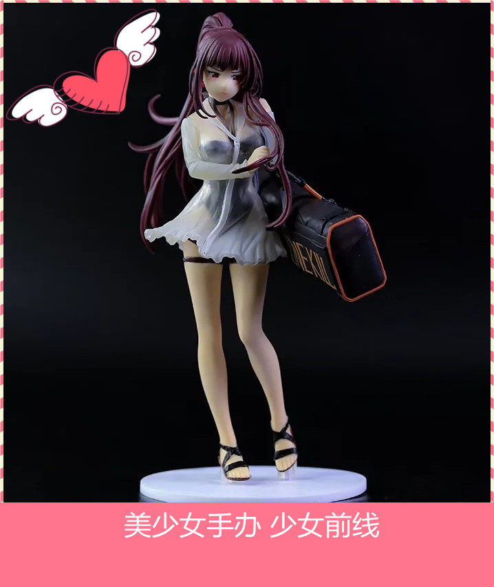 美少女 少女前线 wa2000 魔鬼鱼行动 泳装 运动服 摆件 盒装手办