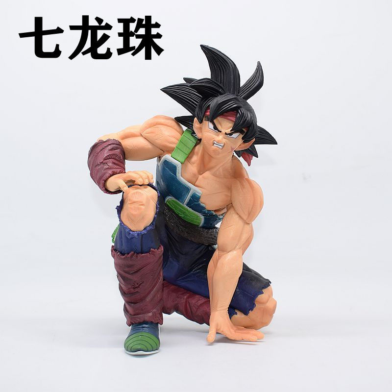 七龙珠超赛亚人 武道会3 巴达克 黑发悟空 蹲姿 bwfc摆件盒装手办