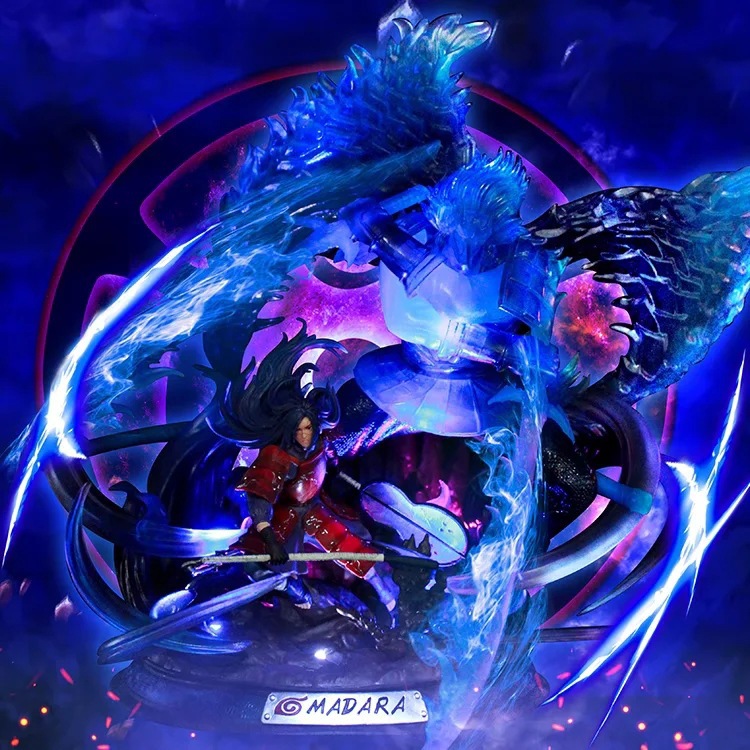 火影忍者 gk 须佐能乎 宇智波斑 可发光 场景 雕像大版 盒装手办