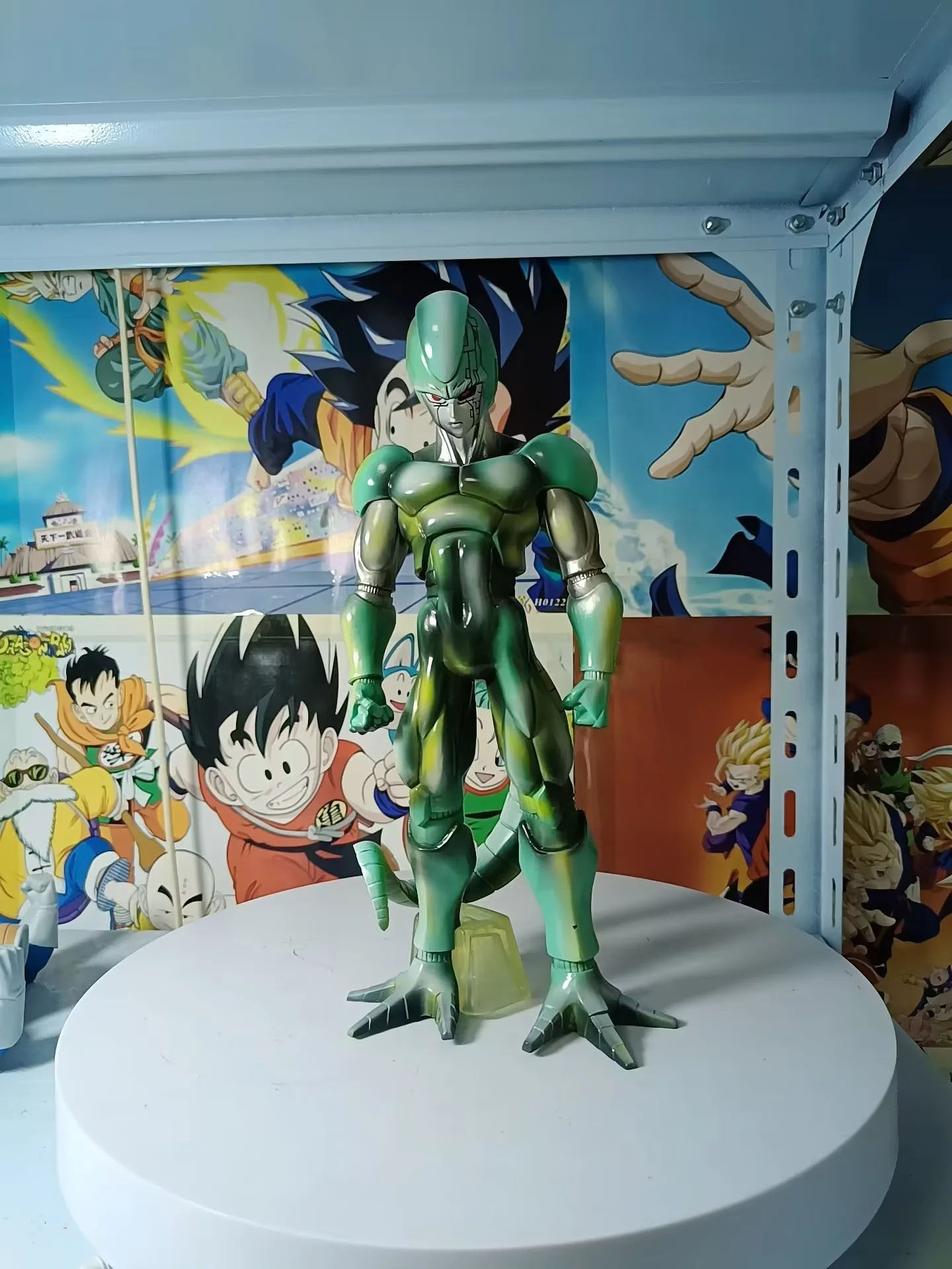 七龙珠赛亚人 gk 魔改 梦幻古拉 绿色形态 站姿 模型摆件盒装手办