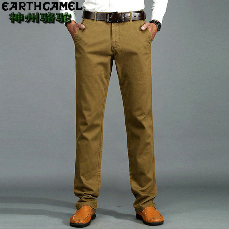 神州 骆驼长裤男式秋冬商务休闲裤直筒宽松中高腰中年裤子潮韩版在类目 男装, 休闲裤中 - 来自Buy2taobao.com提供专业的淘宝代购服务