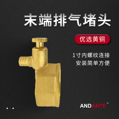 安德安特全铜分水器尾件