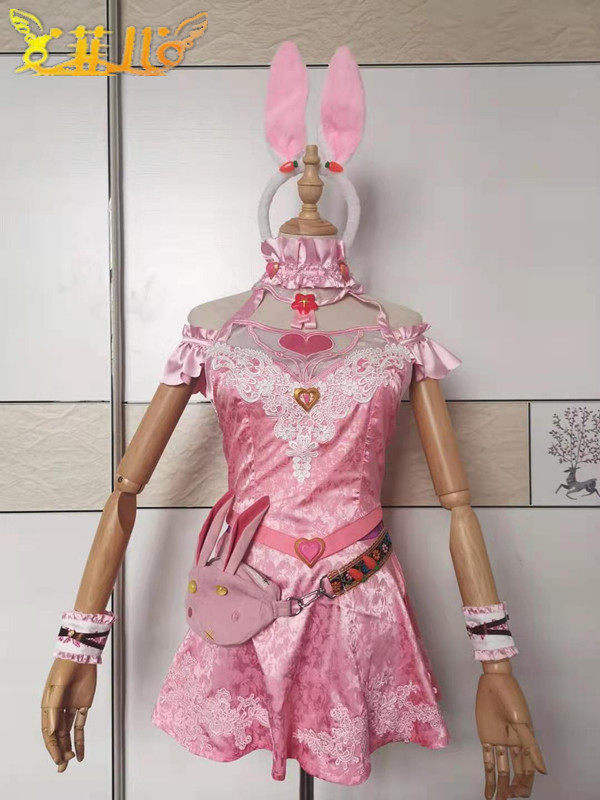 斗罗大陆cos 小舞 cosplay 服装女 兔子 斗罗儿童cos 假发 大陆