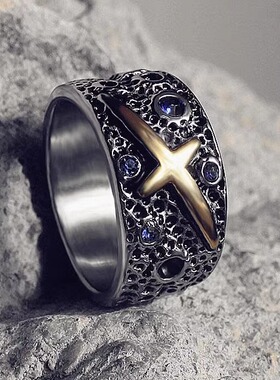 潮人性复古霸气女夸张戒指