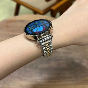 3pro金属腕带gt4女生fit3夏天 适用华为手表表带GT5不锈钢watch4