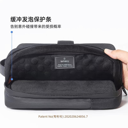 wiwu 2025新款M4Air13寸电脑包iPad Pro平板收纳包air6手提包15.4防摔Macbook16pro14寸内胆包15.6保护套商务