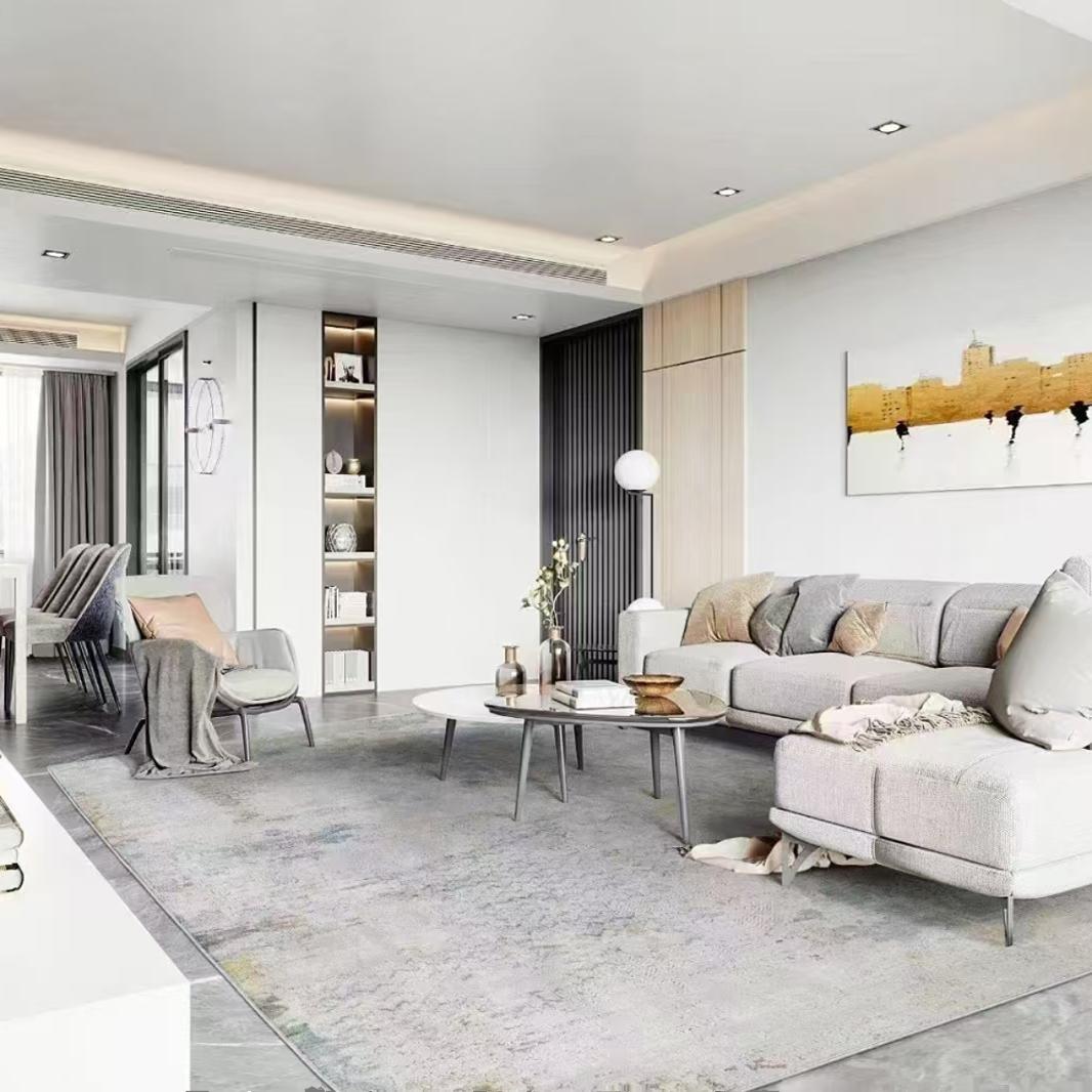 现代简约地毯大面积防水防污