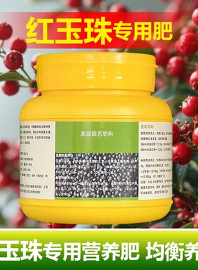 红玉珠专用肥料花盆栽绿植物专用土壤喷剂营养液叶面肥氮磷钾肥料