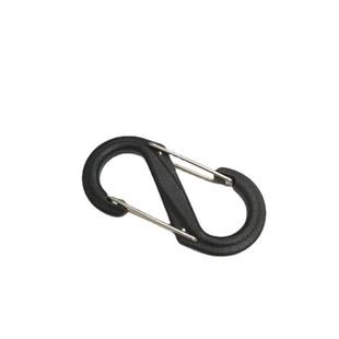 直销多功能黑色转钩挂钩户外塑胶钩扣 双头勾扣S勾金属挂勾帐篷勾