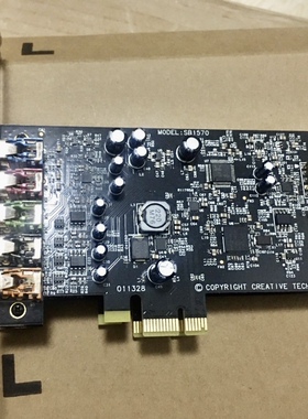 全新创新Creative AUDIGY FX 半高音乐游戏PCI-E 5.1声卡