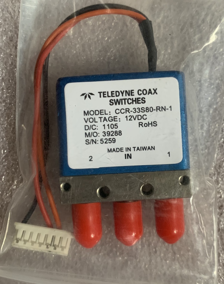 TELEDYNE CCR-33S80-RN-1单刀双掷SMA射频同轴开关现货询价