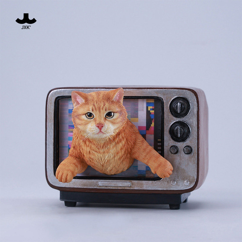 JXK频道猫模型潮玩创意礼物摆件