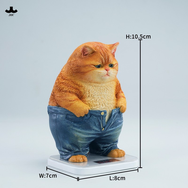 JXK胖裤猫模型潮玩桌面摆件礼物