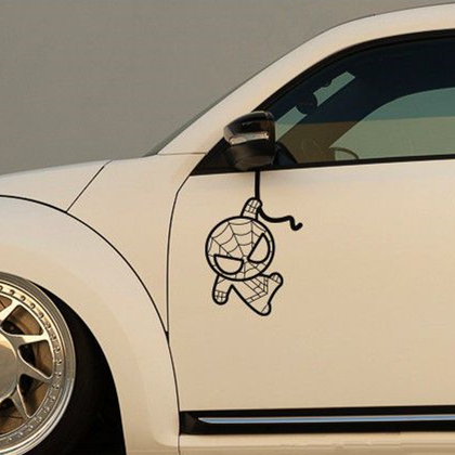 电动车摩托车蜘蛛侠卡通