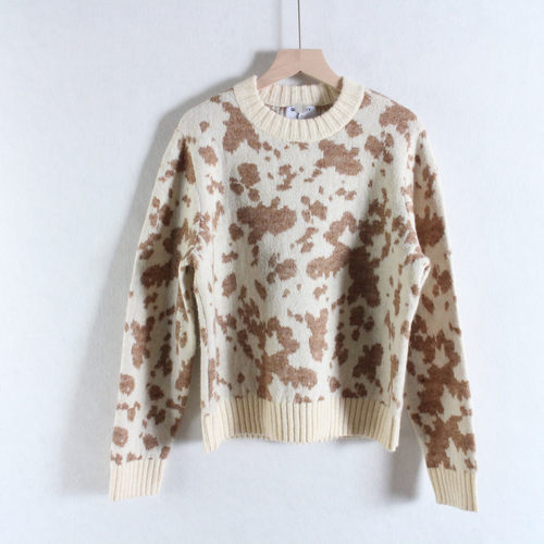 外贸米国单OL*VY女装 25羊毛大码圆领套头毛衣长袖针织打底衫秋冬