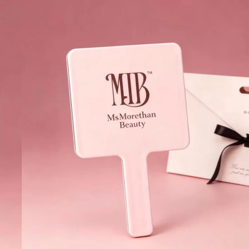 周边新品｜Morethan Beauty便携手持拿化妆镜网红ins小香风手柄镜