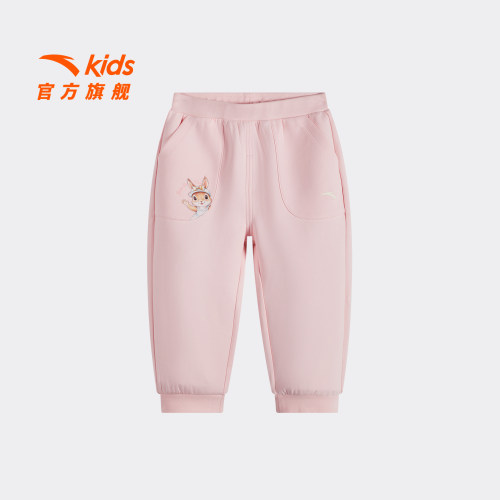 安踏女宝宝针织卫裤A类