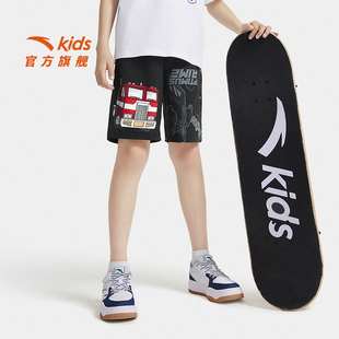 短裤 安踏儿童男小童五分裤 舒适亲肤儿童变形金刚款 新款 潮 2026春季