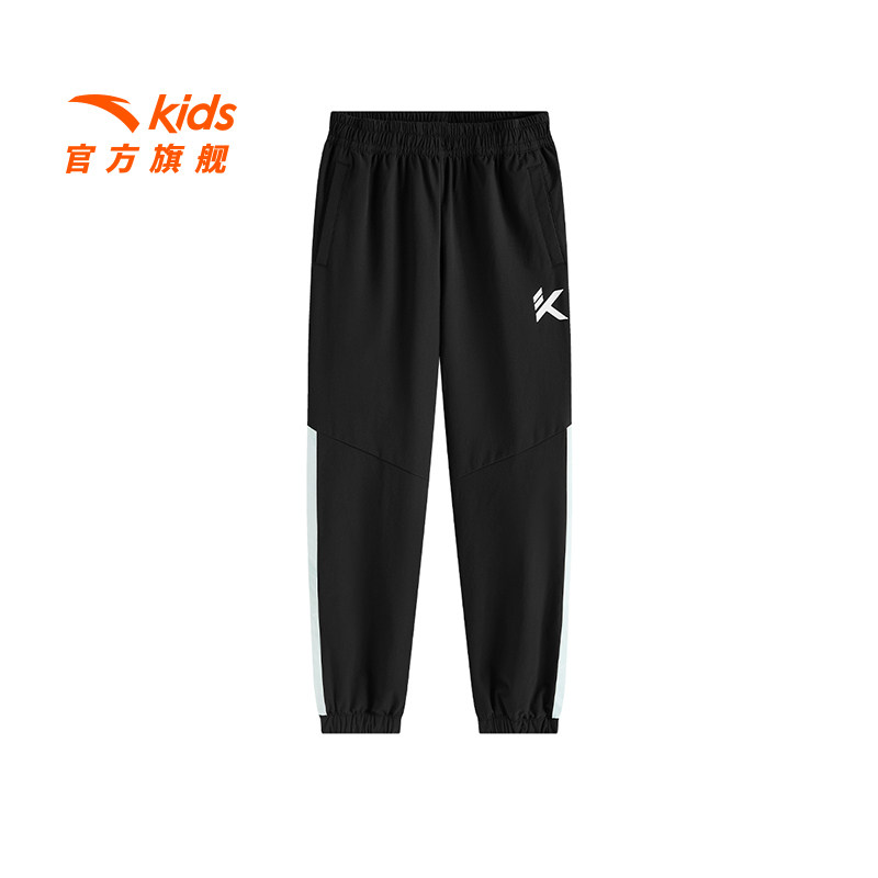 安踏儿童男大童运动长裤2026春季新款舒适百搭中大童宽松运动裤子
