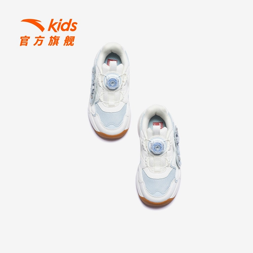 Dundun Shoes丨Anta, детская спортивная обувь, 25 зимних новых стильных девочек, обувь для пап на толстой подошве, детская обувь с ручкой