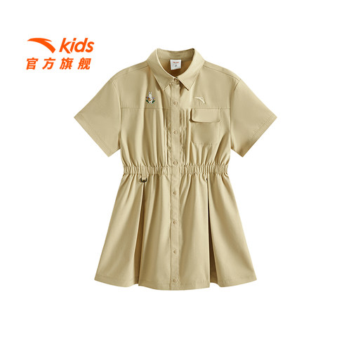 安踏儿童女大童连衣裙