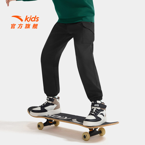 安踏儿童男女大童运动长裤