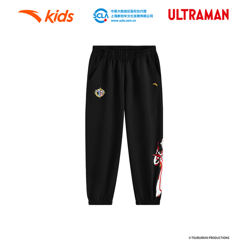 安踏儿童男小童针织运动长裤