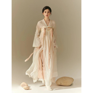 原创正品魏晋制齐胸襦裙女汉服中国风日常改良仙气飘逸汉元素春秋