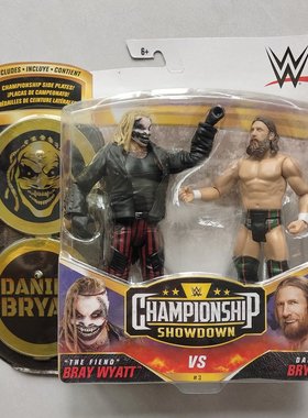 美泰wwe人偶邪神怀亚特大秀哥关节可动人偶超可动手办模型套装