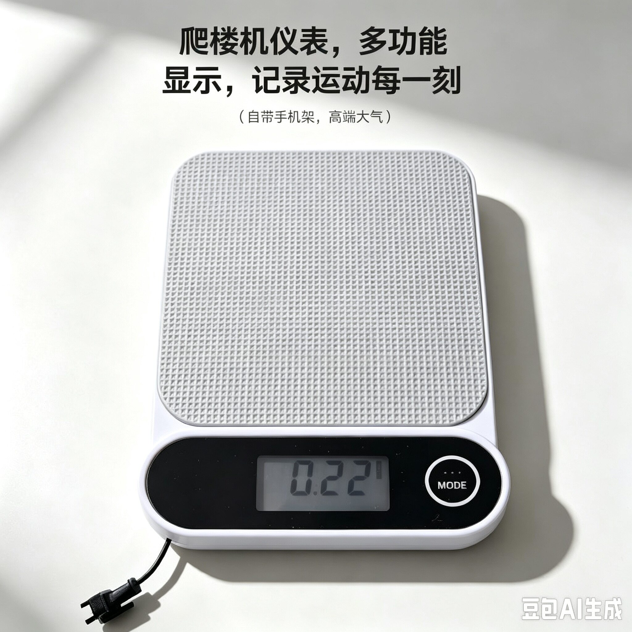 健身车动感单车椭圆机爬楼机踏步计步器