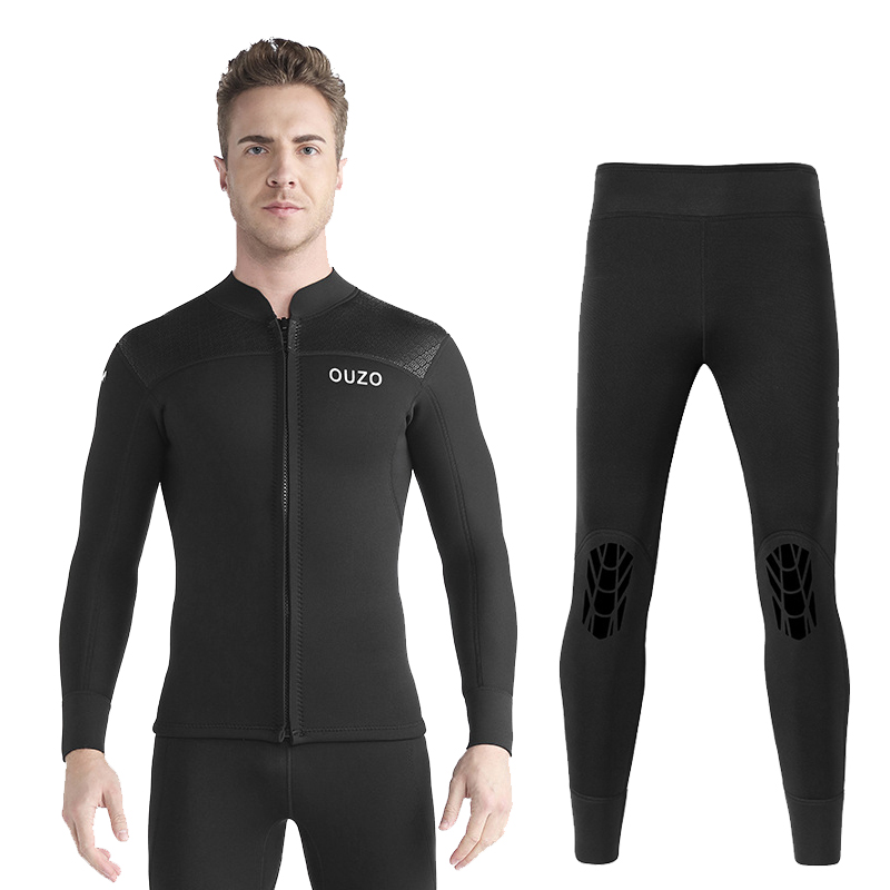 OUZO3mm分体潜水服保暖游泳衣