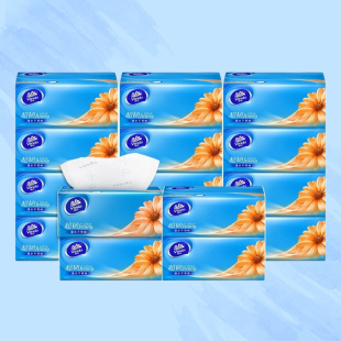 维达抽纸110抽超韧3层纸面巾纸软抽餐巾纸20包湿水不易破家装