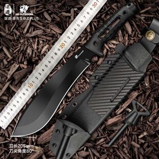 汉道洛克PLUS柳叶家用斩骨刀一体龙骨露营家用锻打厨房砍骨头刀具