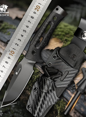 汉道MagnaCut版洛克户外露营高硬度锋利便携手把肉小刀