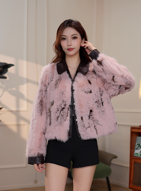 NIMOSHI【高定】冬季欧式高级感不规则设计显瘦外套女D0072