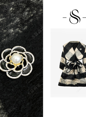 NIMOSHI【高定】冬季新款黑白格配气质百搭束腰羽绒外套女D0298