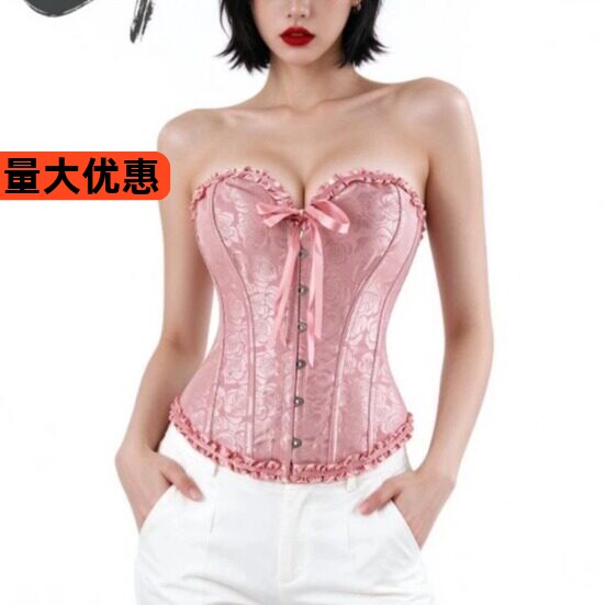 皱花边新娘甜美宫廷衣